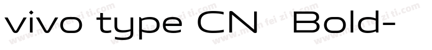 vivo type CN繁 Bold字体转换